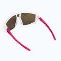 Occhiali da sole per bambini Julbo Fury S Spectron 3Cf opaco lucido bianco/rosa 2