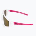 Occhiali da sole per bambini Julbo Fury S Spectron 3Cf opaco lucido bianco/rosa 4