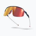 Occhiali da sole Julbo Density Spectron shiny translucent dark blue/white/red 5