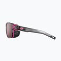Occhiali da sole Julbo Shield M Polarized HD shint translu gray/fluo pink 3