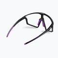 Occhiali da sole Julbo Edge Reactiv High Contrast shiny translu black/purple 10