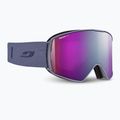 Maschera da sci Julbo Launcher Reactiv High Contrast dark blue/flash purple