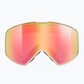 Maschera da sci Julbo Cyrius X Reactive High Contrast beige/flash red 2