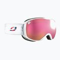 Occhiali da sci Julbo Pioneer bianco/rosa/rosa flash 7