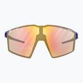 Occhiali da sole Julbo Edge Reactiv 1-3 Light Amplifier blu metallizzato/bianco/multilayer oro rosa 7