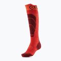 Calze da sci SIDAS Ski Merino rouge/arancione per bambini 6