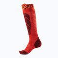 Calze da sci SIDAS Ski Merino rouge/arancione per bambini 7