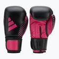 Guantoni da boxe adidas Wako ADIKBWKF200 black/pink