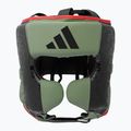 Casco da boxe adidas Combat 50 HG nero/oliva