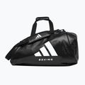 adidas 2-in-1 Boxe 20 l borsa da allenamento nero/bianco 8