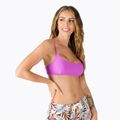 Top del costume da bagno Billabong Tanlines Avery in orchidea luminosa