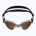 Occhiali da nuoto polarizzati Aquasphere Kayenne 2022 trasparente/argento/marrone 2