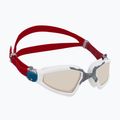 Occhiali da nuoto Aquasphere Kayenne Pro 2022 bianco/grigio/fotocromatico