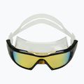 Maschera da nuoto in titanio trasparente/oro Aquasphere Vista Pro 2