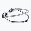 Occhialini da nuoto Aquasphere Fastlane 2022 bianco/grigio/argento speculare 4