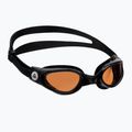 Occhiali da nuoto Aquasphere Kaiman nero/nero/ambra