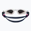 Occhialini da nuoto per bambini Aquasphere Kayenne Compact 2022 bianco/grigio/marrone polarizzato 5