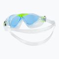Maschera da bagno per bambini Aquasphere Vista trasparente/verde brillante/blu MS5080031LB 4