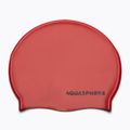 Cuffia Aquasphere Plain Silicon rosso/nero