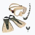 Aqualung Nabul Set per lo snorkeling beige/verde scuro