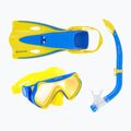 Aqualung Set Snorkeling Hero per bambini giallo/blu 14