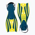 Pinne da snorkeling Aqualung Fizz yellow/pert 2