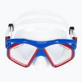 Set da snorkeling Aqualung Hawkeye Combo bianco/blu/rosso 2