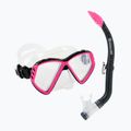 Set di boccagli per bambini Aqualung Cub Combo trasparente/rosa 10