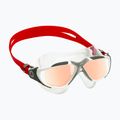 Maschera da bagno Aquasphere Vista bianco/rosso/mirrorosso iridescente MS5050906LMI 8