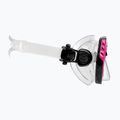 Maschera da snorkeling Aqualung Cub trasparente/rosa per bambini 3