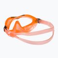 Maschera da snorkeling per bambini Aqualung Mix arancione/nera 4