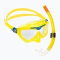 Kit snorkeling per bambini Aqualung Mix Combo giallo/benzina