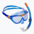 Kit snorkeling per bambini Aqualung Mix Combo blu/arancio