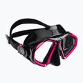 Maschera da snorkeling Aqualung Hawkeye nero/rosa
