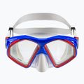 Maschera per lo snorkeling Aqualung Hawkeye bianco/blu 2