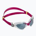 Occhialini da nuoto per bambini Aquasphere Kayenne Compact trasparente/raspberry