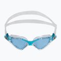 Aquasphere Kayenne trasparente/turchese per bambini EP3190043LB 2