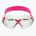 Maschera da nuoto Aquasphere Vista bianco/raspberry/lenti chiare 3