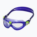 Maschera da nuoto per bambini Aquasphere Seal Kid 2 rosso/viola/lime 3