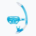 Aqualung Combo Nabul maschera + snorkel kit blu/bianco