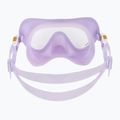 Set da snorkeling Aqualung Nabul maschera + boccaglio + pinne viola traslucido 5