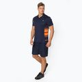 Polo Lacoste da uomo DH0866 blu navy/mandarino di ginestra 3