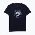 Camicia da tennis Lacoste uomo TH0970 blu navy/bianco