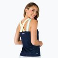 Camicia da tennis Lacoste donna TF0754 blu navy/bianco/bianco 3