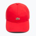 Cappello da baseball Lacoste RK0491 rosso 3