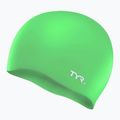 Cuffia da nuoto per bambini TYR senza rughe in silicone verde mela