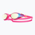 Occhialini da nuoto per bambini TYR Vesi Mirrored oro/ rosa/ rosa