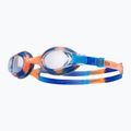 Occhialini da nuoto TYR Swimple Tie Dye Non-Mirrored trasparenti/blu/arancio per bambini