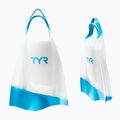 Pinne da nuoto TYR Hydroblade bianco/blu 5