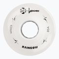 Ruote per pattini a rotelle FR Skates Luminous Led Quad Wheel 62mm/85A Sixies 6LED X4 rainbow/white 3